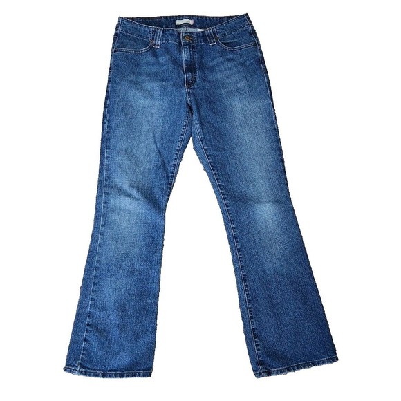 Levis 525 Jeans Womens 12 M Boot Cut Mid Rise Stretch Denim 32x31 - Picture 1 of 8